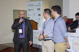 Intervención de Daniel Salobreña. Jornada de clausura del I Concurso de Creación de Empresas. Facultad de Ciencias Económicas y Empresariales. Málaga. Mayo de 2015