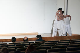 Representación de la obra "La Gaviota" de la compañía Mu Teatro. Paraninfo. Octubre de 2015