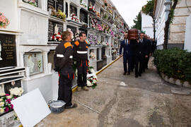 Entierro de Eugenio Chicano. Cementerio de Vélez-Málaga. Noviembre de 2019