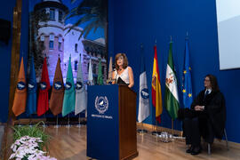 Intervención de Rosa María Ríos Sánchez. Apertura del Curso Académico 2019/2020 de la Universidad de Málaga. Paraninfo. Septiembre de 2019