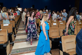 Entrada del alumnado. Graduación de Másters de la Facultad de Ciencias Económicas y Empresariales de la Universidad de Málaga. Paraninfo. Junio de 2019