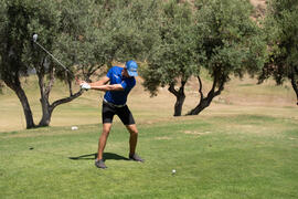 Jugador de la Universidad de Málaga. Campeonato Europeo de Golf Universitario. Antequera. Junio de 2019