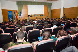 Nombramiento de D. Fernando Ocaña como Alumno de Honor de Facultad de Ciencias Económicas y Empresariales de la Universidad de Málaga. Rectorado. Marzo de 2009