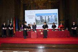 Entrega de la medalla de oro de la Universidad de Sevilla a la Universidad de Málaga. Iglesia de la Anunciación, Sevilla. Septiembre de 2022