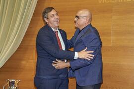 Toma de posesión de Juan Carlos Pérez García como nuevo Vicerrector Adjunto de Cultura de la Universidad de Málaga. Edificio del Rectorado. Abril de 2024