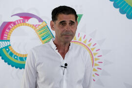 Fernando Hierro. Curso "Comunicación deportiva". Cursos de Verano de la Universidad de Málaga. Vélez-Málaga. Julio de 2019