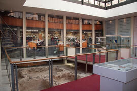 Exposición "Los fondos bibliográficos de la Universidad de Málaga. La integración por la palabra". Rectorado. Mayo de 2008