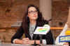 Soraya García. Presentación de la XXIII edición del Fancine. Edificio del Rectorado. Noviembre de 2013