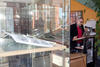 Inauguración de la exposición "Historias para mirar: cómic y novela gráfica desde la bilbioteca". Biblioteca General.  Abril de 2014