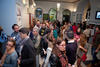 Público a la entrada de la Gala Inaugural de la XXIV edición de Fancine de la Universidad de Málaga. Teatro Cervantes. Noviembre de 2014