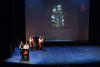 Chantal Pérez y Adelaida de la Calle. Gala Inaugural de la XXIV edición de Fancine de la Universidad de Málaga. Teatro Cervantes. Noviembre de 2014