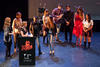 Entrega del premio del concurso de Proyectos de Cortometraje de Género Fantástico y Terror. Gala Inaugural de la XXIV edición de Fancine de la Universidad de Málaga. Teatro Cervantes. Noviembre de 2014