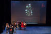 Entrega del premio del concurso de Proyectos de Cortometraje de Género Fantástico y Terror. Gala Inaugural de la XXIV edición de Fancine de la Universidad de Málaga. Teatro Cervantes. Noviembre de 2014