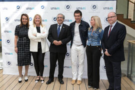 Autoridades. Acto de la Fundación Lágrimas y Favores. Entrega de los Premios de Investigación de la Cátedra de Estudios Cofrades. Rectorado. Abril de 2019