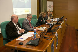Mesa 1: "La perspectiva de las Naciones Unidas". Jornada "Brexit y Gibraltar. Un reto con oportunidades conjuntas". Edificio del Rectorado. Febrero de 2017