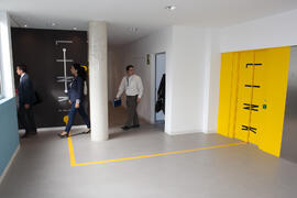 Visita guiada a Link by UMA en el Encuentro de rectores de Brasil, Portugal y España. Edificio The Green Ray. Octubre de 2015