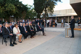 Presentación del árbol de Hipócrates donado por la isla de Kos. Facultad de Medicina. Octubre de 2017