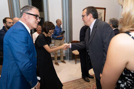 Recibimiento de autoridades. Apertura del Curso Académico 2019-2020 de la Escuela Técnica Superior de Arquitectura de la Universidad de Málaga. Teatro Cervantes. Octubre de 2019