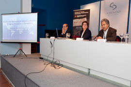 Antonio García Lizana, Teresa Dabán y Juan Antonio García Galindo. Ateneo de Málaga. Abril 2015