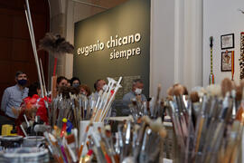 Visita a la exposición "Eugenio Chicano Siempre". Museo de Málaga. Junio de 2021