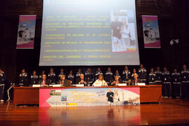 Acto de Clausura del 3º Congreso Internacional de Actividad Físico-Deportiva para Mayores de la Universidad de Málaga. Palacio de Ferias y Congresos de Málaga. Marzo de 2009