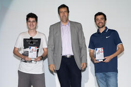 Entrega del premio a mejores equipos y deportistas de la 45ª Edición del Trofeo Rector de la UMA . Gala del Deporte Universitario 2019. Escuela Técnica Superior de Ingeniería de Telecomunicaciones. Junio de 2019