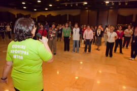 Taller de Ritmos Básicos para Mayores. 3º Congreso Internacional de Actividad Físico-Deportiva para Mayores de la Universidad de Málaga. Palacio de Ferias y Congresos de Málaga. Marzo de 2009