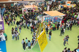 Jornadas de Puertas Abiertas de la Universidad de Málaga. Complejo Polideportivo Universitario. Abril de 2018