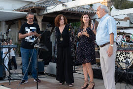 Presentación. Festival solidario en los Baños del Carmen. Cursos de Verano de la Universidad de Málaga. Málaga. Julio de 2019