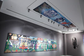 Exposición "Eugenio Chicano. Murales". Sala de exposiciones del Edificio del Rectorado. Octubre de 2011