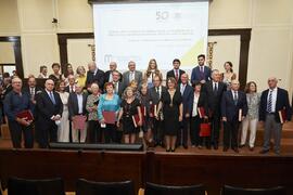 Acto de celebración del 50 Aniversario de la Facultad de Medicina de la Universidad de Málaga. Facultad de Medicina. Octubre de 2022