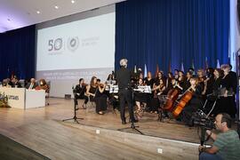 Ensemble Málaga Camerata. Solemne Acto de Apertura del Curso Académico 2022/2023 de las Universidades Andaluzas. Escuela Técnica Superior de Ingeniería Informática y Telecomunicaciones. Septiembre de 2022