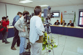 Reunión del Consejo Social de la Universidad de Málaga en el Parque Tecnológico de Andalucía. Marzo de 2001