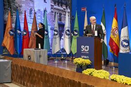 Discurso de Francisco de la Torre. Entrega de la Medalla de Oro de la Universidad de Málaga al Ayuntamiento de la capital. Paraninfo. Noviembre de 2023