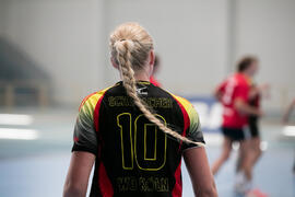 Partido Universidad de Oslo - Universidad de Colonia. Categoría femenina. Campeonato Europeo Universitario de Balonmano. Antequera. Julio de 2017