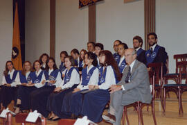 Apertura del Curso Académico 1995/1996 de la Universidad de Málaga. Teatro Cervantes. Octubre de 1995