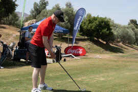Jugador de la Universidad de Stirling. Campeonato Europeo de Golf Universitario. Antequera. Junio de 2019