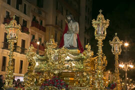 Santo Cristo Coronado de Espinas. Estación de Penitencia de la Hermandad de los Estudiantes. Málaga. Marzo de 2018