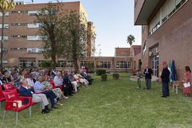Intervención de Daniel Carrasco. Homenaje al personal jubilado de la Facultad de Ciencias Económicas y Empresariales. Campus de El Ejido. Septiembre de 2022