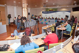 Presentación de los cursos de verano de la Universidad de Málaga. Rectorado. Mayo de 2010