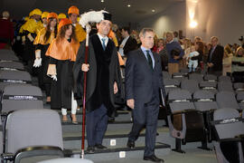 Investidura de nuevos doctores por la Universidad de Málaga. Salón de Actos de la Escuela Técnica Superior de Ingeniería Informática. Enero de 2015