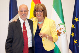 Homenaje al personal que cumple 25 años al servicio de la Universidad de Málaga y personal jubilado. Paraninfo. Julio de 2014