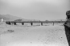 Málaga. Puente de la barriada Palma-Palmilla. Agosto de 1963