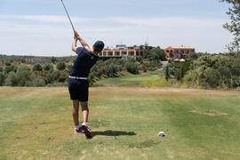 Jugador de la Universidad de Málaga. Campeonato Europeo de Golf Universitario. Antequera. Junio de 2019