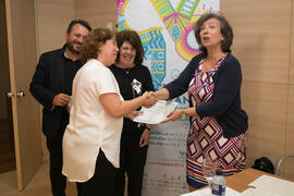 Entrega de certificados. Curso "Infancia en riesgo: derechos y retos. A los 30 años de la Convención de los Derechos del Niño". Cursos de verano 2019 de la Universidad de Málaga. Marbella. Julio de 2019