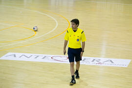 Árbitro del partido Universidad de Mármara - Universidad de Suceava. Categoría masculina. Campeonato Europeo Universitario de Balonmano. Antequera. Julio de 2017