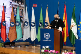 Intervención de José Ángel Narváez. Apertura del Curso Académico 2020/2021 de la Universidad de Málaga. Paraninfo. Septiembre de 2020