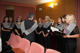 Coro Oficial de la Universidad de Málaga en la investidura como Doctor "Honoris Causa" de Antonio Luque por la Facultad de Ciencias de la Universidad de Málaga. Edificio del Rectorado. Octubre de 2016