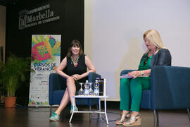 Ponencia de Mabel Lozano, "Trata de mujeres con fines de explotación sexual". Curso "Mujeres frente a la violencia". Cursos de verano 2018 de la Universidad de Málaga. Marbella. Julio de 2018