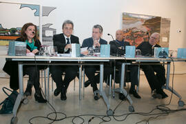 Mesa redonda. Exposición "Paisajes Andaluces" de Eugenio Chicano. Museo del Patrimonio Municipal. Febrero de 2017